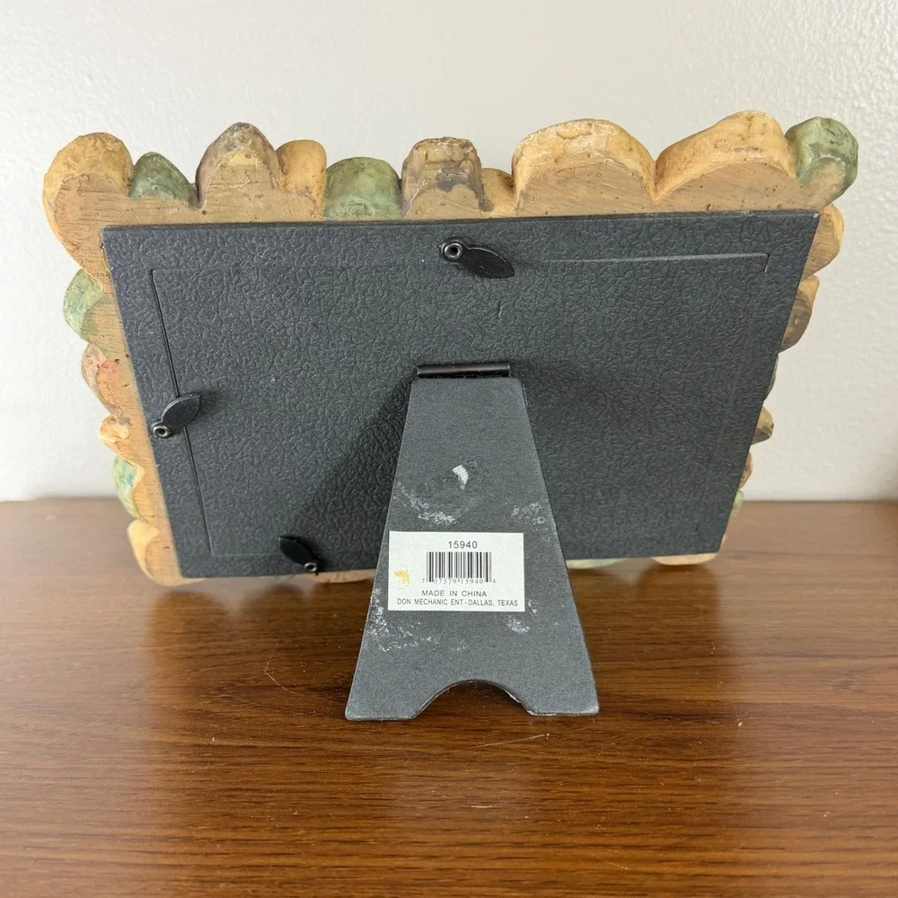 Rustic Fishing Picture Frame River Rock Bass Photo Frame Lodge Cabin Decor 4x6
